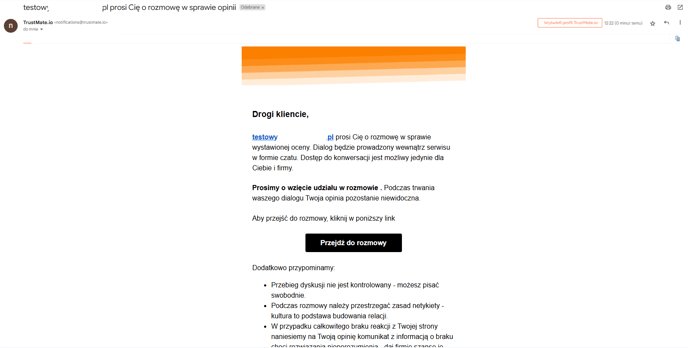 wiadomosc o rozpoczeciu mediacji